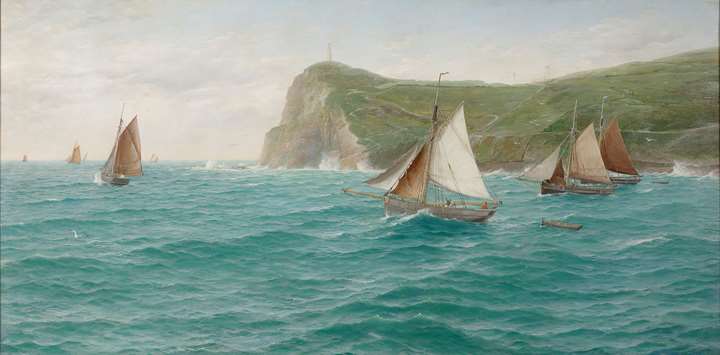Mevagissey Fleet off Dodman Point